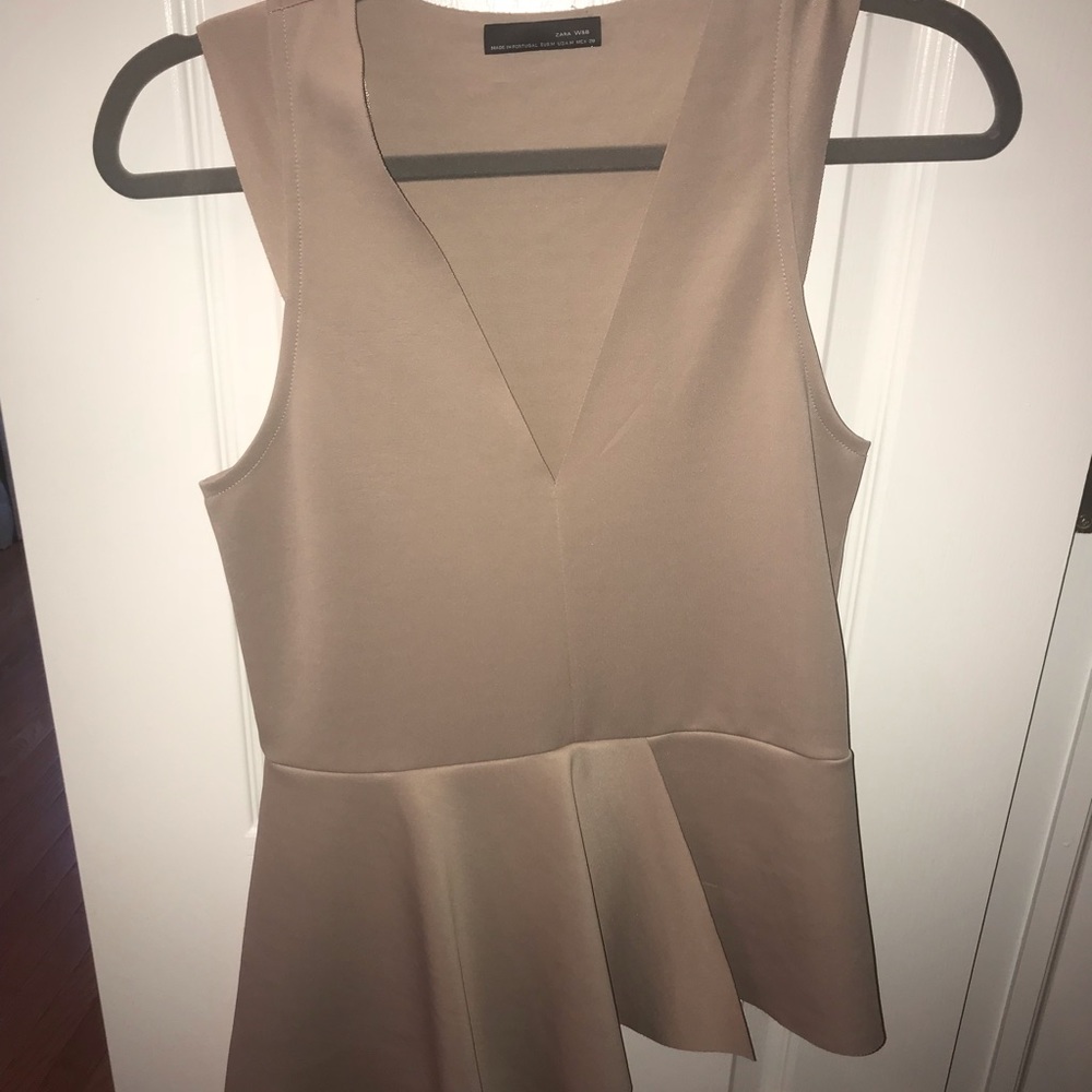 Zara beige top